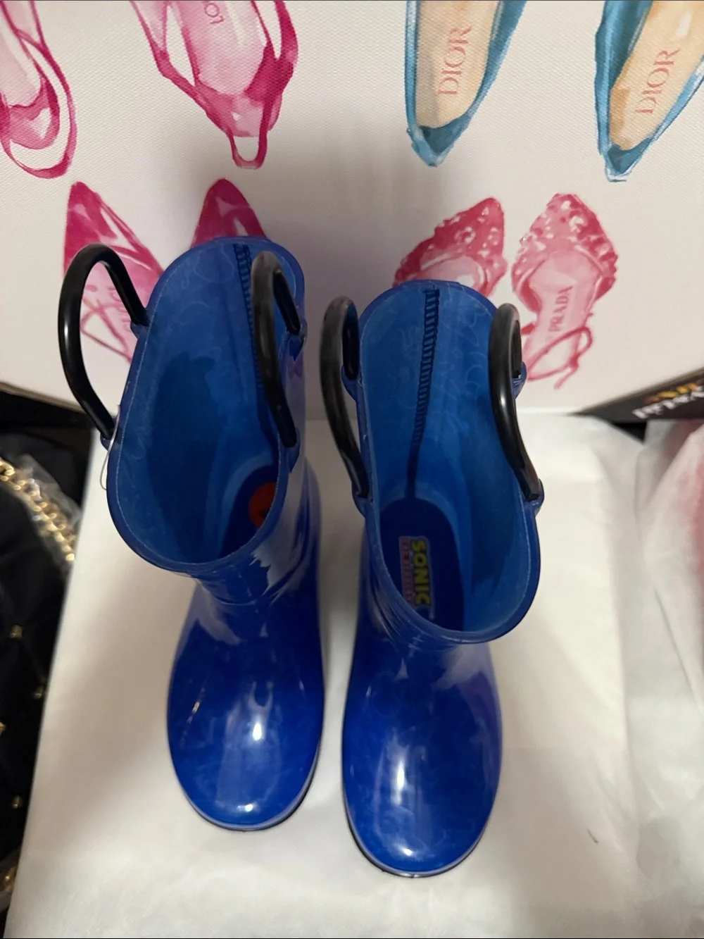 Kids Waterproof Rain Boots - Blue